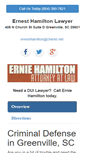 Mobile Screenshot of erniehamiltonlaw.com